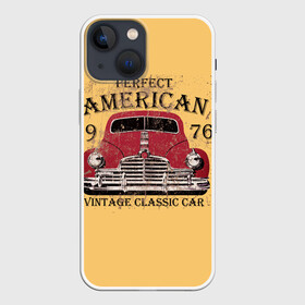 Чехол для iPhone 13 mini с принтом Американский ретро автомобиль в Курске,  |  | автомобили семидесятых | винтаж. | винтажные автомобили | ретро | ретро авто