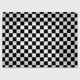 Плед 3D с принтом Шахматка в Курске, 100% полиэстер | закругленные углы, все края обработаны. Ткань не мнется и не растягивается | абстракция | в клетку | игра | клетка | клеточка | тренд | черно белая | черно белая клетка | шахматка | шахматная клетка | шахматы