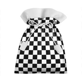 Подарочный 3D мешок с принтом Шахматка в Курске, 100% полиэстер | Размер: 29*39 см | абстракция | в клетку | игра | клетка | клеточка | тренд | черно белая | черно белая клетка | шахматка | шахматная клетка | шахматы