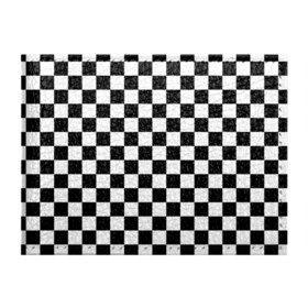 Обложка для студенческого билета с принтом Шахматка в Курске, натуральная кожа | Размер: 11*8 см; Печать на всей внешней стороне | абстракция | в клетку | игра | клетка | клеточка | тренд | черно белая | черно белая клетка | шахматка | шахматная клетка | шахматы
