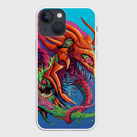 Чехол для iPhone 13 mini с принтом Hyper Beast | Скоростной зверь в Курске,  |  | Тематика изображения на принте: counter strike | cs | cs go | cs go hyperbeast | csgo | game | howl | hyper beast | hyper beast 2020 | hyperbeast | вой | гипер бист | гипер бист 2020 | го | дракон | игра cs go | контр страйк | контра | кс | оружие кс го | скин