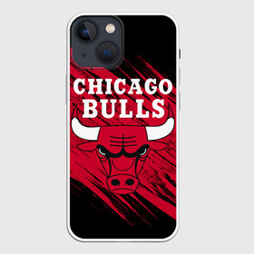 Чехол для iPhone 13 mini с принтом Чикаго Буллз в Курске,  |  | bulls | chicago | chicago bulls | nba | баскетбол | буллз | нба | чикаго | чикаго буллз