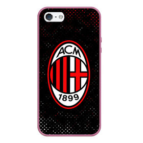 Чехол для iPhone 5/5S матовый с принтом AC MILAN / МИЛАН в Курске, Силикон | Область печати: задняя сторона чехла, без боковых панелей | ac | ac milan | acm | football | logo | milan | sport | клуб | лого | логотип | логотипы | милан | символ | символы | спорт | форма | футбол | футбольная | футбольный