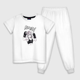 Детская пижама хлопок с принтом Ронда Роузи в Курске, 100% хлопок |  брюки и футболка прямого кроя, без карманов, на брюках мягкая резинка на поясе и по низу штанин
 | без | бои | бойцы | правил | спорт
