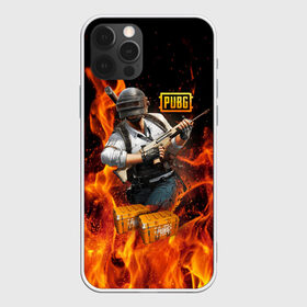 Чехол для iPhone 12 Pro Max с принтом PUBG в Курске, Силикон |  | Тематика изображения на принте: battlegrounds | playerunknown s | pubg | вода | згип | игра | компьютерная игра | огонь | огонь и вода | пабг | пубг | шутер