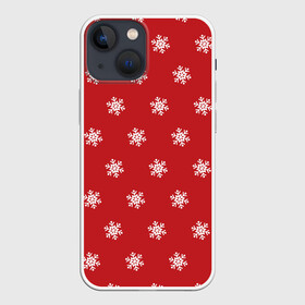 Чехол для iPhone 13 mini с принтом Снежинки в Курске,  |  | 2020 | family look | merry christmas | new year | год крысы | зима | новый год | праздник | рождество | фэмили лук