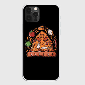 Чехол для iPhone 12 Pro Max с принтом Пицца в Курске, Силикон |  | Тематика изображения на принте: art | cheese | food | onion | pepper | pizza | sausage | tomato | vegetables | арт | еда | колбаса | лук | овощи | перец | пицца | помидор | сыр