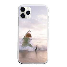 Чехол для iPhone 11 Pro Max матовый с принтом Мегалодон в Курске, Силикон |  | акула | акулы | волны | животное | животные | мегалодон | море | пейзаж | пейзажи | пляж | хищник | хищники