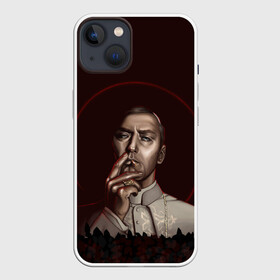 Чехол для iPhone 13 с принтом Молодой Папа | The Young Pope в Курске,  |  | Тематика изображения на принте: jude law | new pope | ватикан | джуд лоу | кардинал | молодой папа | сериал | сериалы