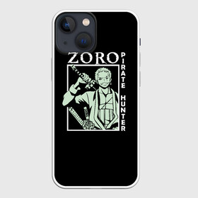 Чехол для iPhone 13 mini с принтом Зоро Ван пис в Курске,  |  | luffy | marimo | monkey | one | pes | pic | piece | pirate hunter | pis | roronoa | zoro | брук | ван | зоро | луффи | монки | нами | нико | охотник | пиратов | пираты | пис | робин | ророна | ророноа | санджи | тони | уан | усопп | фрэнки | чо