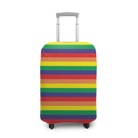 Чехол для чемодана 3D с принтом Радуга  в Курске, 86% полиэфир, 14% спандекс | двустороннее нанесение принта, прорези для ручек и колес | много цветов | радуга | радужная | разноцветная | разноцветный | цвета радуги | цветная | цветной