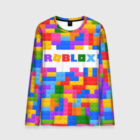 Мужской лонгслив 3D с принтом ROBLOX LEGO в Курске, 100% полиэстер | длинные рукава, круглый вырез горловины, полуприлегающий силуэт | Тематика изображения на принте: piggy | roblox | roblox games | roblox piggy | игра роблокс | пигги. | роблокс | роблокс пигги | робукс