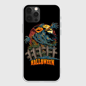 Чехол для iPhone 12 Pro Max с принтом Веселый Хэллоуин в Курске, Силикон |  | Тематика изображения на принте: diy | ghost | halloween | horror | makeup | scary | skull clown | trick or treat | вампир | ведьма | кошка | луна | магия | ночь | тыква | хэллоуин