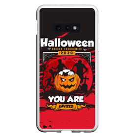 Чехол для Samsung S10E с принтом Happy Halloween в Курске, Силикон | Область печати: задняя сторона чехла, без боковых панелей | 