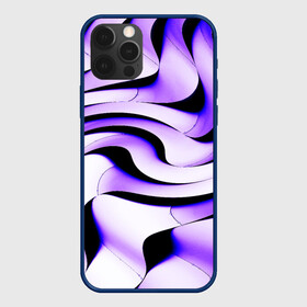 Чехол для iPhone 12 Pro Max с принтом GAlli в Курске, Силикон |  | abstraction | geometry | lines | metallic | panels | purple | shapes | texture | wavy | абстракция | волнистый | геометрия | линии | металлический | панели | текстура | фиолетовый | формы