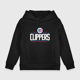 Детское худи Oversize хлопок с принтом Los Angeles Clippers в Курске, френч-терри — 70% хлопок, 30% полиэстер. Мягкий теплый начес внутри —100% хлопок | боковые карманы, эластичные манжеты и нижняя кромка, капюшон на магнитной кнопке | angeles | clippers | los | nba | анджелес | баскетбол | клипперс | лос | нба