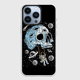 Чехол для iPhone 13 Pro с принтом Skull Space в Курске,  |  | art | asteroid | astronaut | meteorite | planets | satellite | skull | space | stars | арт | астероид | звезды | космонавт | космос | метеорит | планеты | спутник | череп