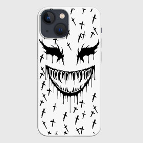 Чехол для iPhone 13 mini с принтом GHOSTEMANE в Курске,  |  | 1930 | blackmage | flesh | ghost | ghoste | ghostemane | ghostman | ghostmane | hexada | kreep | mane | mercury | music | nihil | noise | omnis | parv0 | pouya | rap | suicideboys | venom | гостмейн | гостмэйн | хэллоуин