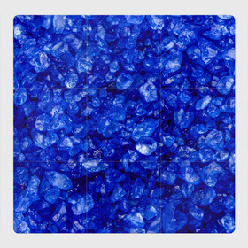 Магнитный плакат 3Х3 с принтом Cry$tal$ в Курске, Полимерный материал с магнитным слоем | 9 деталей размером 9*9 см | abstraction | blue | crystals | pebbles | shine | stones | structure | texture | абстракция | блеск | галька | камни | кристалы | синий | структура | текстура