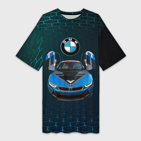 Платье-футболка 3D с принтом BMW i8 Turbo тюнинговая. в Курске,  |  | bmw | bmw performance | bmw тюнинговая | i8 | i8 turbo | m | motorsport | performance | бмв | моторспорт | тюнинг