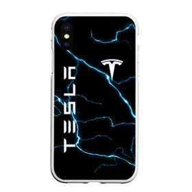 Чехол для iPhone XS Max матовый с принтом TESLA в Курске, Силикон | Область печати: задняя сторона чехла, без боковых панелей | car | elon | ilon | motors | musk | tesla | илон | кар | маск | машина | моторс | тачка | тесла | электрокар