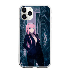 Чехол для iPhone 11 Pro матовый с принтом Zero Two в Курске, Силикон |  | darling | darling in the franxx | zero two | вайфу | зеро ту | код 002 | любимый во франксе | франкс