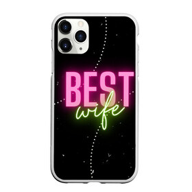 Чехол для iPhone 11 Pro матовый с принтом Лучшая жена в Курске, Силикон |  | best | жена | лучшая | надпись | пафос | розовый | цитата | черный