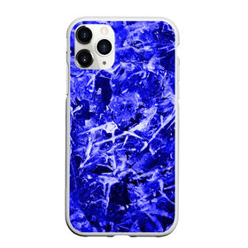 Чехол для iPhone 11 Pro Max матовый с принтом Dark Blue Gan в Курске, Силикон |  | abstraction | blue | frost | frozen | ice | shine | surface | texture | абстракция | блеск | замерзший | лед | мороз | поверхность | синий | текстура