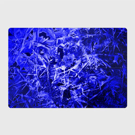 Магнитный плакат 3Х2 с принтом Dark Blue Gan в Курске, Полимерный материал с магнитным слоем | 6 деталей размером 9*9 см | Тематика изображения на принте: abstraction | blue | frost | frozen | ice | shine | surface | texture | абстракция | блеск | замерзший | лед | мороз | поверхность | синий | текстура