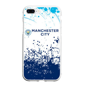 Чехол для iPhone 7Plus/8 Plus матовый с принтом Manchester City. в Курске, Силикон | Область печати: задняя сторона чехла, без боковых панелей | fc | football | football club | manchester city | sport | манчестер сити | спорт | спортивные | униформа | фирменные цвета | фк | футбол | футбольный клуб