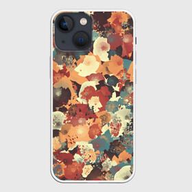 Чехол для iPhone 13 mini с принтом Осенние цвета в Курске,  |  | abstract | autumn | hipster | paint | абстракция | краска | осень | пятна | хипстер