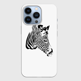 Чехол для iPhone 13 Pro с принтом Zebra в Курске,  |  | africa | black | savanna | stripe | white | zebra | африка | белый | зебра | полоска | саванна | черный