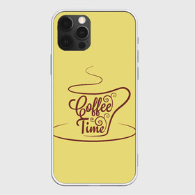 Чехол для iPhone 12 Pro Max с принтом Время пить кофе в Курске, Силикон |  | Тематика изображения на принте: время кофе | кофе | кофейная тема | кофейное настроение | настроение. | позитив | узоры