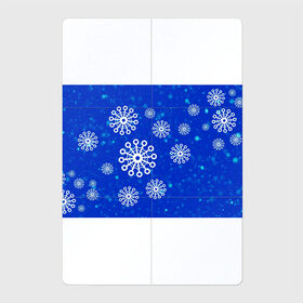 Магнитный плакат 2Х3 с принтом Снежинки в Курске, Полимерный материал с магнитным слоем | 6 деталей размером 9*9 см | новогодние снежинки | снег | снежинка | снежинки | январьские снежинки