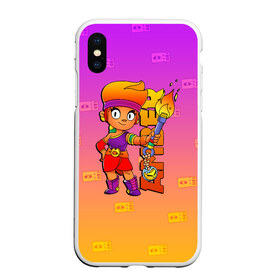 Чехол для iPhone XS Max матовый с принтом Brawl Stars Amber в Курске, Силикон | Область печати: задняя сторона чехла, без боковых панелей | amber | brawl amber | brawl fire girl | brawl stars | brawl stars amber | brawl stars logo | brawl новый герой | brawler | new brawler | бравл стар эмбер | бравл старс | бравл эмбер | эмбер