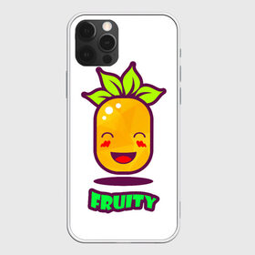 Чехол для iPhone 12 Pro Max с принтом Fruity в Курске, Силикон |  | Тематика изображения на принте: fruit | ананас | вкусно | сладость | фрукты