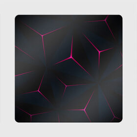 Магнит виниловый Квадрат с принтом Тетраэдр в Курске, полимерный материал с магнитным слоем | размер 9*9 см, закругленные углы | геометрическая фигура | многогранник | неоновый тетраэдр | тетраэдр | тетраэдры | треугольник | треугольники | четырехгранник