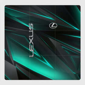 Магнитный плакат 3Х3 с принтом Lexus в Курске, Полимерный материал с магнитным слоем | 9 деталей размером 9*9 см | lexus | абстракция | авто | автомобиль | лексус | лехус | марка | машина | мото | скорость