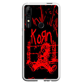 Чехол для Honor P Smart Z с принтом korn в Курске, Силикон | Область печати: задняя сторона чехла, без боковых панелей | acoustic | blind | coming undone | download | falling away from me | freak on a leash | korn | lyrics | music | narcissistic cannibal | official | official video | twisted transistor | vevo | word up | группа слипнот | коян | рок