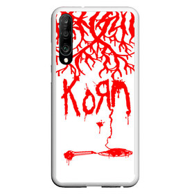 Чехол для Honor P30 с принтом korn в Курске, Силикон | Область печати: задняя сторона чехла, без боковых панелей | acoustic | blind | coming undone | download | falling away from me | freak on a leash | korn | lyrics | music | narcissistic cannibal | official | official video | twisted transistor | vevo | word up | группа слипнот | коян | рок