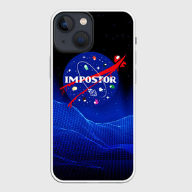 Чехол для iPhone 13 mini с принтом IMPOSTOR  NASA. в Курске,  |  | among us | galaxy | imposter | impostor | nasa | space | space company | star | there is impostor among us | амонг ус | астрономия | галактика | звезды | игра | космическая компания | космос | мем | наса | предатель | предатель среди 