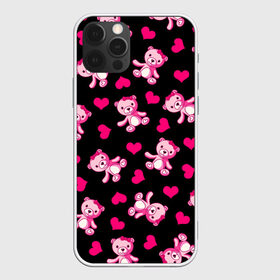 Чехол для iPhone 12 Pro Max с принтом Love teddy bear в Курске, Силикон |  | bear | heart | love is | pink | teddy | valentines day | бантик | валентина | девушке | дочь | жена | животные | игрушка | лучшая | любимая | любовь | мама | марта | медведь | медвежата | медвежата и сердечки | мишки тедди