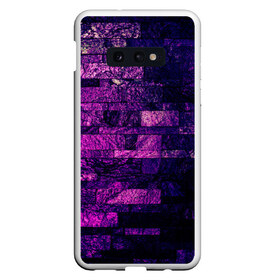 Чехол для Samsung S10E с принтом Purple-Wall в Курске, Силикон | Область печати: задняя сторона чехла, без боковых панелей | abstraction | bricks | dark | pink | purple | ribbed | texture | tiles | wall | абстракция | кирпичи | плитка | ребристый | розовый | стена | текстура | темный | фиолетовый