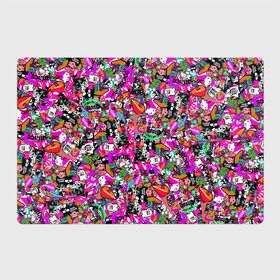Магнитный плакат 3Х2 с принтом $-tickers в Курске, Полимерный материал с магнитным слоем | 6 деталей размером 9*9 см | abstraction | background | colorful | jdm | sticker | stickers | style | texture | абстракция | наклейки | разноцветный | стикер | стиль | текстура | фон