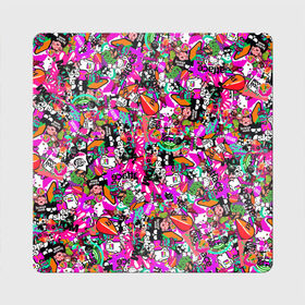 Магнит виниловый Квадрат с принтом $-tickers в Курске, полимерный материал с магнитным слоем | размер 9*9 см, закругленные углы | Тематика изображения на принте: abstraction | background | colorful | jdm | sticker | stickers | style | texture | абстракция | наклейки | разноцветный | стикер | стиль | текстура | фон