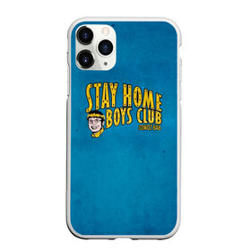 Чехол для iPhone 11 Pro Max матовый с принтом Stay home boys club в Курске, Силикон |  | bab | rap | sqwoz | sqwoz bab | ауф | ой | реп | репер | рэп | рэпер | сквоз баб | сквозь баб | хип хоп