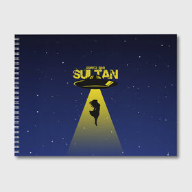Альбом для рисования с принтом Sultan в Курске, 100% бумага
 | матовая бумага, плотность 200 мг. | Тематика изображения на принте: bab | rap | sqwoz | sqwoz bab | ауф | ой | реп | репер | рэп | рэпер | сквоз баб | сквозь баб | хип хоп