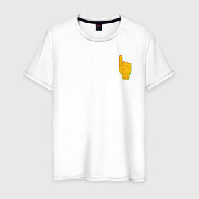 Мужская футболка хлопок с принтом Ауф в Курске, 100% хлопок | прямой крой, круглый вырез горловины, длина до линии бедер, слегка спущенное плечо. | Тематика изображения на принте: 