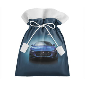 Подарочный 3D мешок с принтом Jaguar в Курске, 100% полиэстер | Размер: 29*39 см | Тематика изображения на принте: car | jaguar | power | predator | автомобиль | мощь | хищник | ягуар