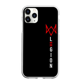 Чехол для iPhone 11 Pro матовый с принтом Watch Dogs Legion в Курске, Силикон |  | Тематика изображения на принте: dedsec | dogs | game | legion | ubisoft | watch | хакер | хакеры